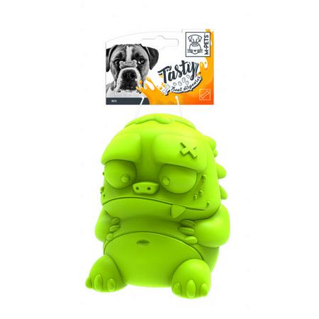 BRSP-10637603 M-PETS REX ÖDÜL HAZNELİ KAUÇUK KÖPEK OYUNCAĞI GREEN