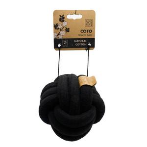 brsp-10647808 M-PETS COTO BLACK BALL 15CM ÖRGÜ TOP OYUNCAK