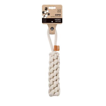 brsp-10648401 M-PETS COTO WHITE LOOP BAR 34CM ÖRGÜ OYUNCAK