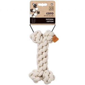 brsp-10648701 M-PETS COTO WHITE BONE 19CM ÖRGÜ KEMİK OYUNCAK
