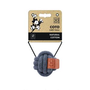 BRSP-10652113 M-PETS COTO GREY BALL 6,5CM ÖRGÜ TOP OYUNCAK
