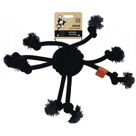 brsp-10654008 M-PETS COTO BLACK SPİDER 38CM ÖRGÜ OYUNCAK