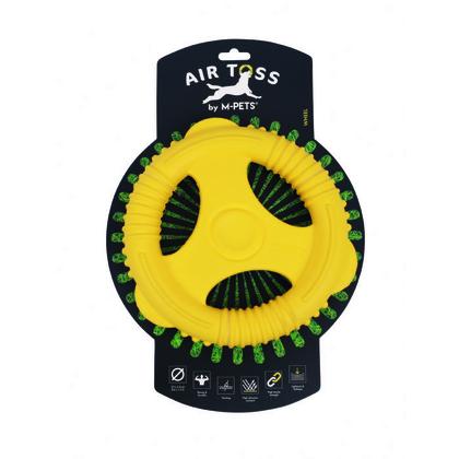  M-Pets Air Toss Whell Dayanıklı Suda Yüzen Köpek Oyuncağı Yellow Brsp 10657906 