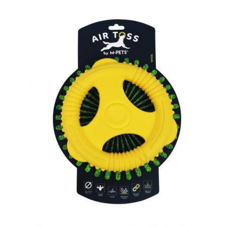 brsp-10657906 M-PETS AIR TOSS WHELL DAYANIKLI SUDA YÜZEN KÖPEK OYUNCAĞI YELLOW