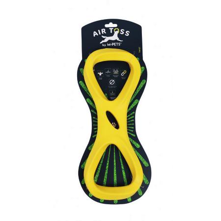 brsp-10658106 M-PETS AIR TOSS TWİST DAYANIKLI SUDA YÜZEN KÖPEK OYUNCAĞI YELLOW