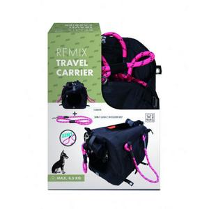 BRSP-10703899 M-PETS 2IN1 REMIX BLACK/PİNK TAŞIMA ÇANTASI 41X28X28CM