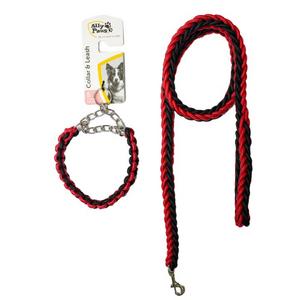 BRSP-10712 ALLY PAWS COLLAR & LEASH (S) 1,5CMX120CM GEZDİRME SETİ