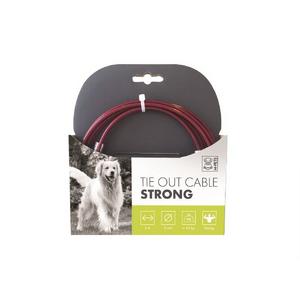 BRSP-10800099 M-PETS STRONG BAHÇE BAĞLAMA HALATI 3MT/RED