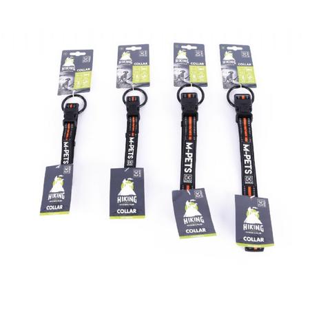 brsp 10817699 M-PETS HIKING REFLEKTÖRLÜ BOYUN TASMASI BLACK (S)