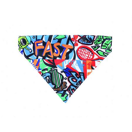 BRSP-10839699 M-PETS URBAN STYLE FREESTYLE BANDANA COLLAR (S)