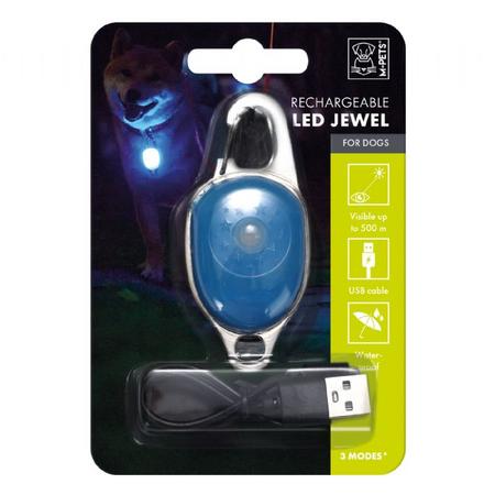 brsp 10840399 M-PETS LED JEWEL GÜVENLİK IŞIĞI BLUE