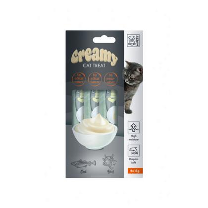 Creamy Morina Balıklı Biftekli Kedi Ödülü 4x15g Brsp-19038399 