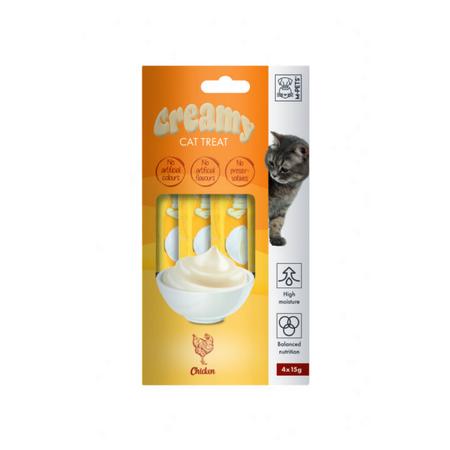 brsp 19038499 M-PETS CREAMY TAVUKLU KEDİ ÖDÜLÜ 4X15GR