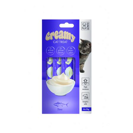 brsp 19038599 M-PETS CREAMY TON BALIKLI KEDİ ÖDÜLÜ 4X15GR