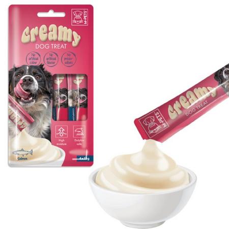 brsp 19039699 M-PETS KÖPEK ÖDÜLÜ CREAMY SOMON BALIKLI 4X15GR 