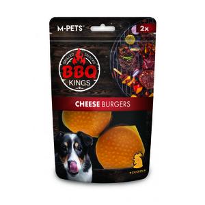BRSP-19040799-M-PETS BBQ KINGS CHEESE BURGERS CHICKEN TAVUKLU KÖPEK ÖDÜL 130GR