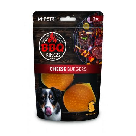 BRSP-19040799-M-PETS BBQ KINGS CHEESE BURGERS CHICKEN TAVUKLU KÖPEK ÖDÜL 130GR