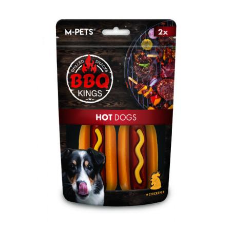 BRSP-19040899-M-PETS BBQ KINGS HOT DOGS CHICKEN TAVUKLU KÖPEK ÖDÜL 135GR