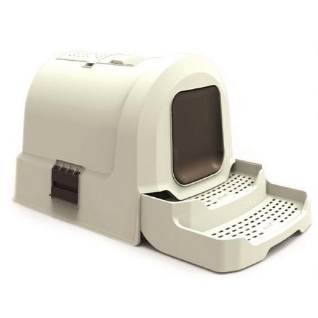 brsp 20100101 M-PETS GIZA KAPALI KEDİ TUVALETİ ÇEKMEÇELİ 69X42X45
