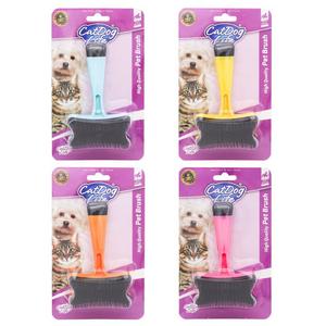 brsp 201008-CAT/DOGLİFE PLASTİK UÇLU BASMALI TARAK