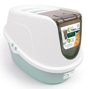 BRSP-20117799 M-PETS ECO TIMA KEDİ TUVALETİ (L) SEA GREEN