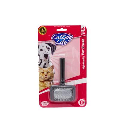 brsp 203710-CATDOGLİFE KEDİ ve KÖPEKLER İÇİN AHŞAP TELLİ FIRÇA (S)