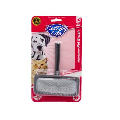 brsp 203712-CATDOGLİFE KEDİ ve KÖPEKLER İÇİN AHŞAP TELLİ FIRÇA (L)