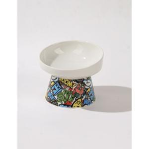 BRSP-20501499 M-PETS URBAN STYLE TILTD SERAMİK MAMA KABI 150ML MİX COLOR