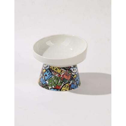 BRSP-20501499 M-PETS URBAN STYLE TILTD SERAMİK MAMA KABI 150ML MİX COLOR