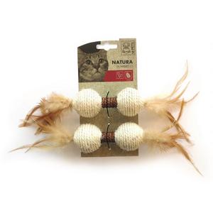 BRSP-20601199 M-PETS NATURA DUMBBELLS KEDİ OYUNCAĞI MİX COLOR