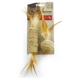 BRSP-20601399 M-PETS NATURA ROLL/BALL KEDİ OYUNCAĞI MİX COLOR