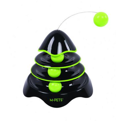 Rocket Play Tower Kedi Oyuncağı Black/Green BRSP-20639399