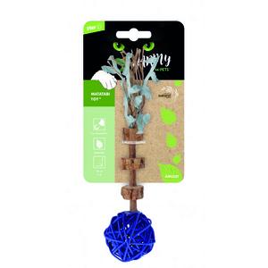 BRSP-20640299 M-PETS CHARMY AMULET MATATABİ KEDİ OYUNCAĞI BLUE
