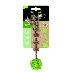 BRSP-20640399 M-PETS CHARMY AMULET MATATABİ KEDİ OYUNCAĞI GREEN