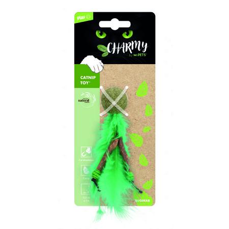 BRSP-20640799 M-PETS CHARMY BUGBEAR CATNİPLİ KEDİ OYUNCAĞI GREEN