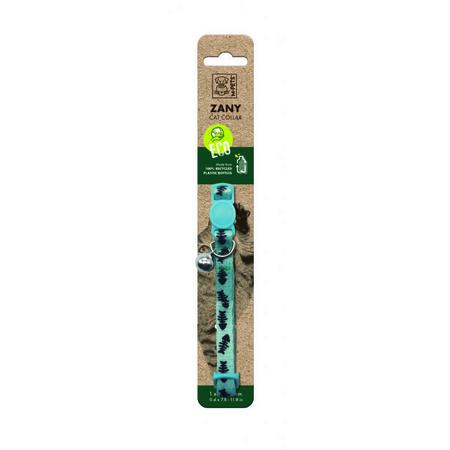 brsp 20800899 M-PETS ZANY KEDİ BOYUN ZİLLİ TASMASI BLACK/BLUE