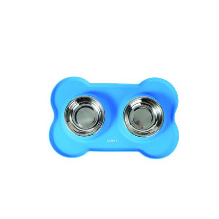 BRSP-60530899 M-PETS DUET SILICONE MAT MAMA KABI BLUE 2X200ML