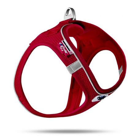 brsp SU2037-CURLI MAGNETIC VEST HARNESS AIR-MESH RED 2XS