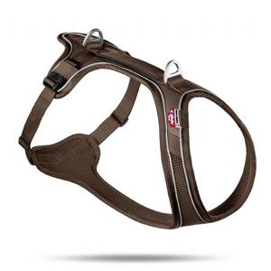 brsp SU2256-CURLI BELKA COMFORT HARNESS BROWN XS