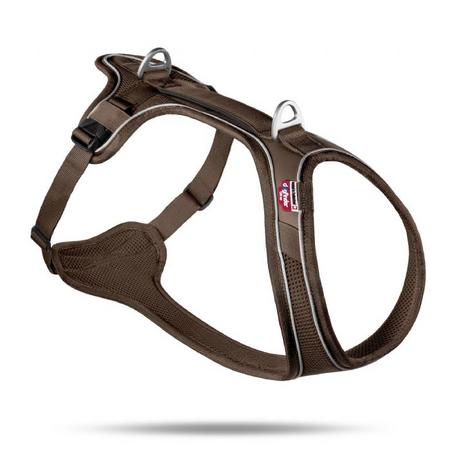 brsp SU2257-CURLI BELKA COMFORT HARNESS BROWN S