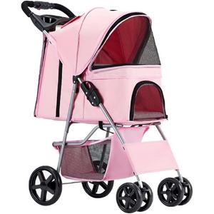 By One Hands Kedi&Köpek Arabası ASP-DTC804PİNK