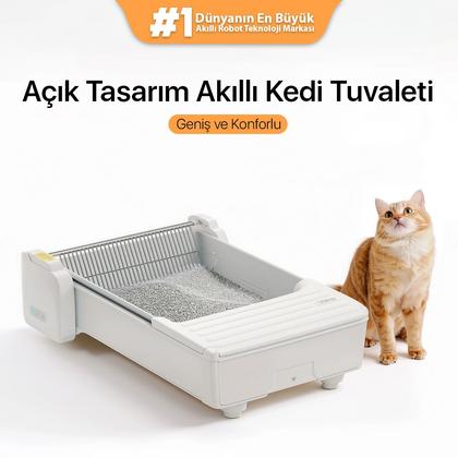 C31 Açık Tasarımlı Akıllı Otomatik Kedi Tuvaleti