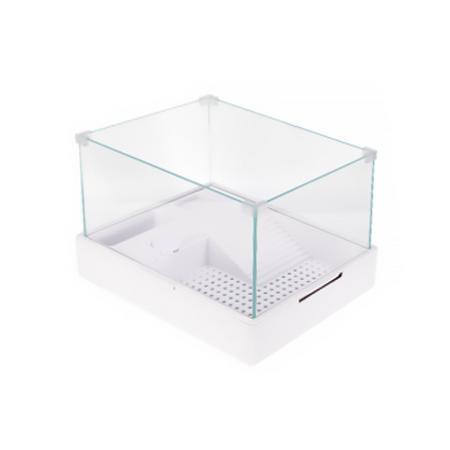 Cam Kaplumbağa Bahçesi Filtre-Lambalı 40x29x25