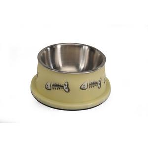 Camon Çelik Derin Mama ve Su Kabı 500ml 13 cm ( FARKLI RENKLERDE GÖNDERİLECEK)