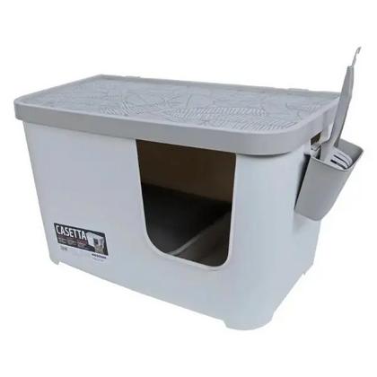 Casetta Kapalı Kapaklı Kedi Tuvaleti