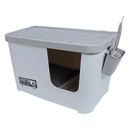 Casetta Kapalı Kapaklı Kedi Tuvaleti