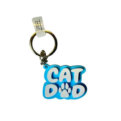 Cat Dad Mavi Anahtarlık PLA1023