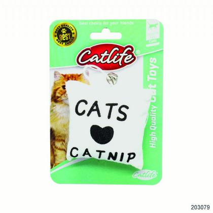 Catlife Kediler İçin Catnip Yastık Oyuncak Zilli  203079 brsp
