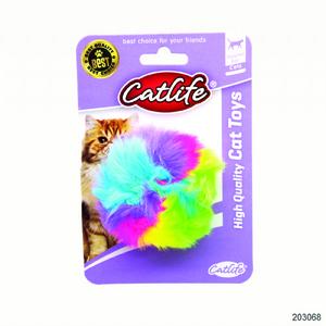 Catlife Kediler İçin Tüylü Gökkuşağı Oyuncak 203068 brsp