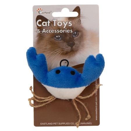 Catnipli Peluş Yengeç 11cm